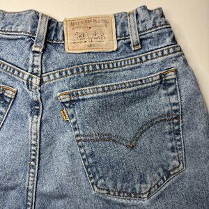 Vintage Levis 545 Loose Fit Jeans Orange/Gold Tab Light Wash Denim 32x34